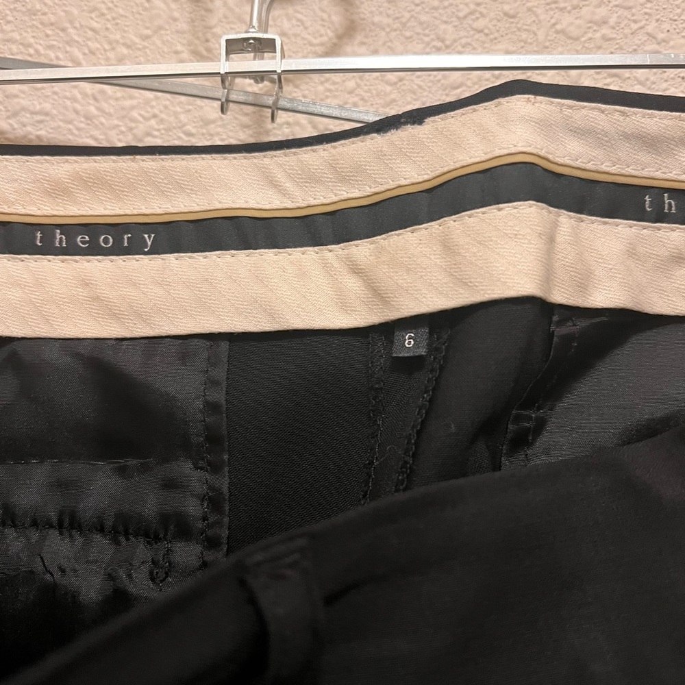 Theory black size 6 trousers